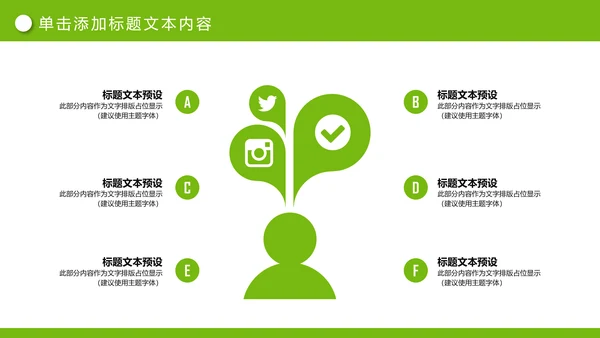 绿色清新节约用水公益宣传活动PPT模板
