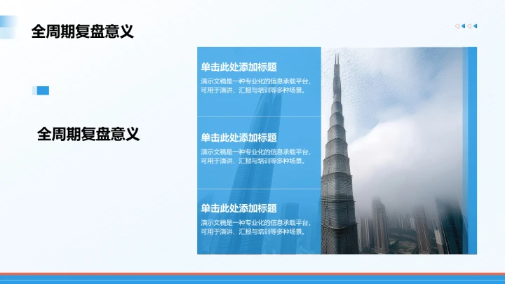 账号运营全周期复盘PPT模板