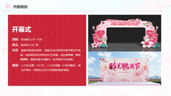 小镇桃花节策划方案通用PPT