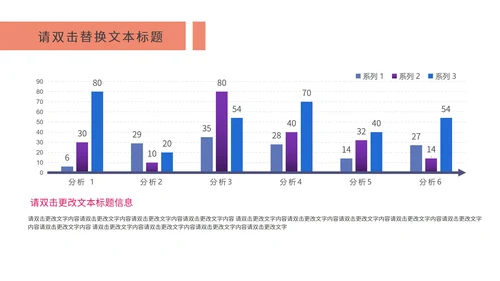 红色渐变简约风线条数据报告PPT模板