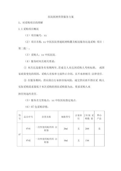 医院耗材供货服务方案.docx