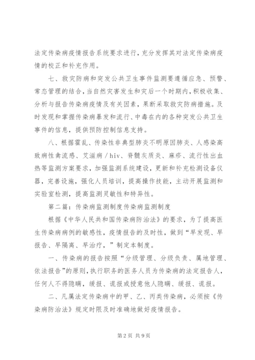 传染病监测管理制度.docx