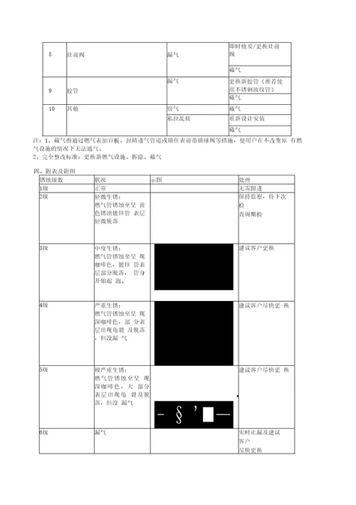 XX燃气有限公司工商业客户安检工作指引