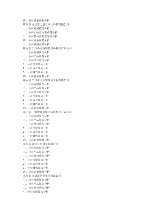 中国整体化实验室市场分析报告行业深度分析与前景评估预测.docx