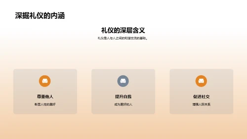 礼仪塑造品格