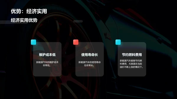 黑色创意酷炫新能源汽车知识介绍PPT模板