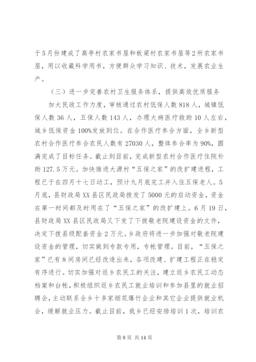 乡政府工作总结范文.docx