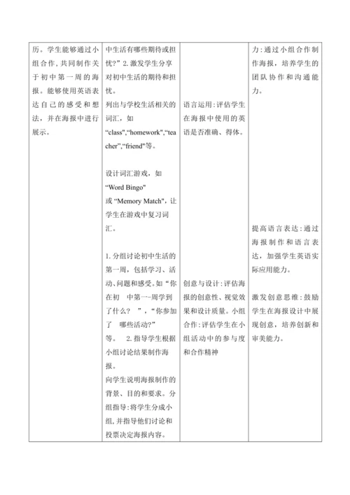 【新课标新教材】外研版七年级上册 Unit 1 A new start 第五课时 Presentat