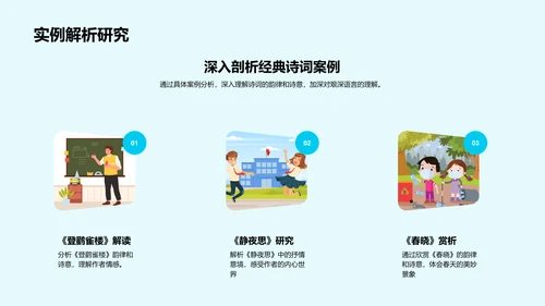 诗词教学讲座PPT模板