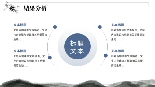 水墨中国风论文答辩通用ppt模板
