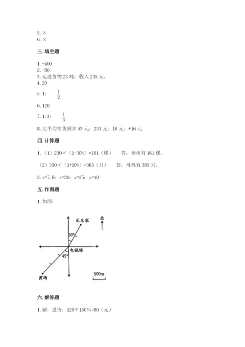 朝阳市小升初数学测试卷标准卷.docx