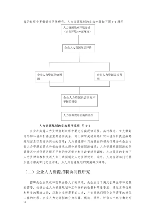毕业论文-基于协同机制的人力资源管理模式研究.docx