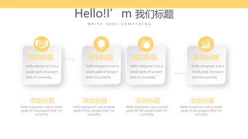 橙色创意城市剪影工作总结动态PPT