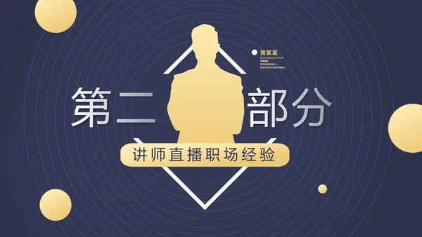 职场直播演讲工作总结商务通用动态PPT模板