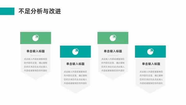 绿色流体形状简约工作总结PPT模板