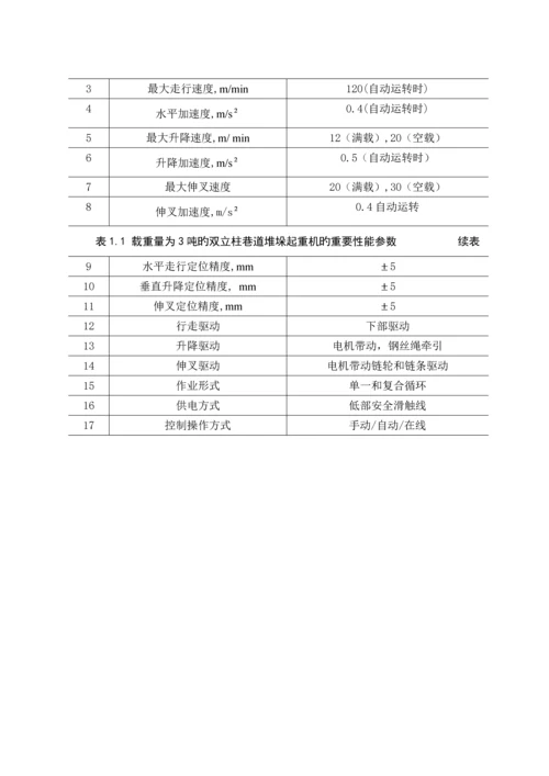 双立柱堆垛机说明书.docx