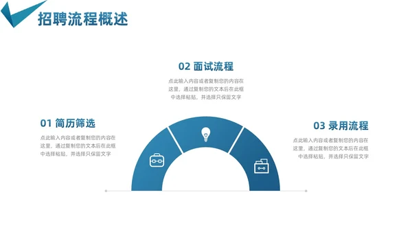 简约深绿色商务招聘会校招诚聘精英PPT模板