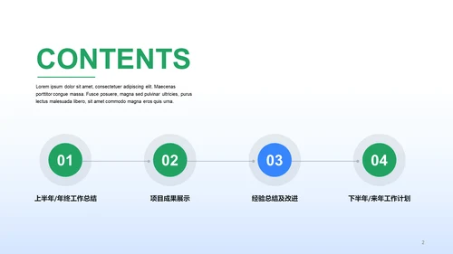 蓝绿色创意酷炫工作总结PPT案例