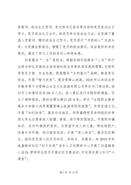 学院教工党支部先进材料.docx