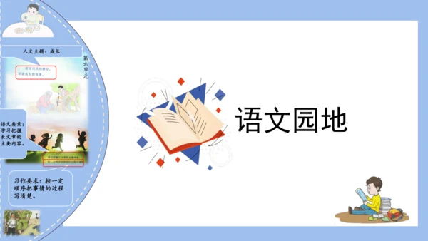 统编版四年级语文下册单元复习第六单元（复习课件）