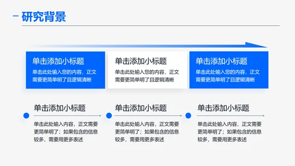 蓝色简约风通用毕业答辩开题报告PPT演示模板