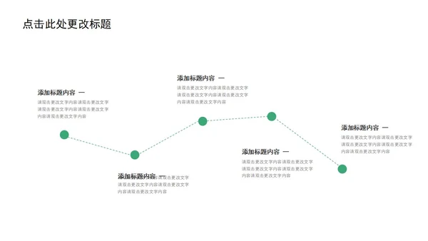 绿色简约几何小清新植物教学通用PPT模板