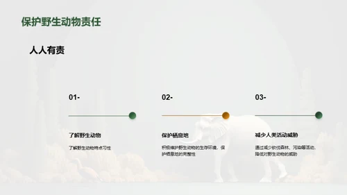 保护野生动物