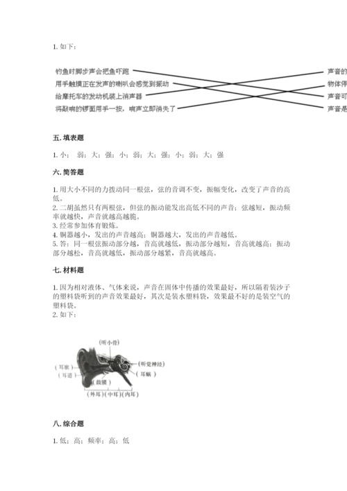 教科版科学四年级上册第二单元《呼吸和消化》测试卷精品【a卷】.docx