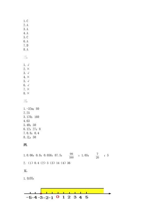 小学六年级数学毕业试题附完整答案（全优）