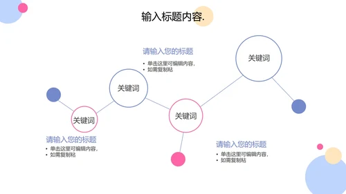 扁平插画运营工作年终总结PPT模板