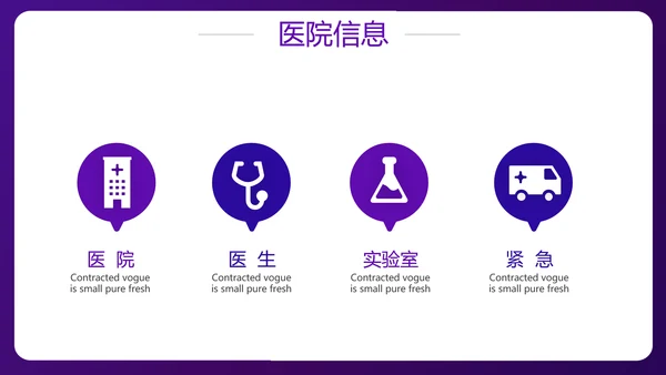 蓝色医疗病例汇报工作总结动态PPT模板