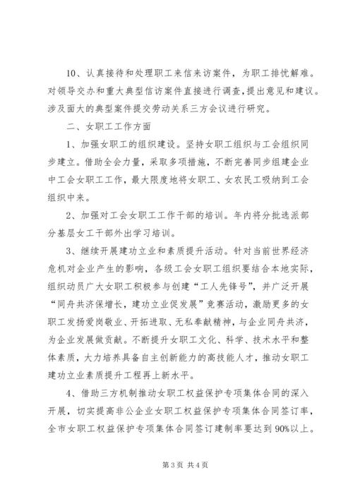 总工会女工部工作计划.docx