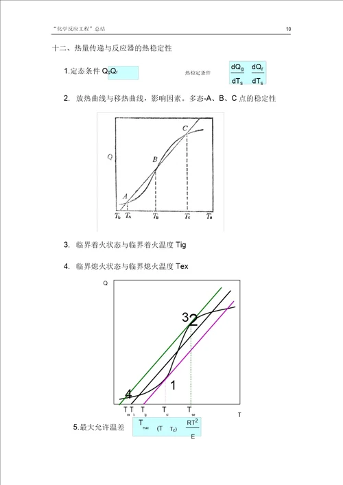 化学反应工程总结