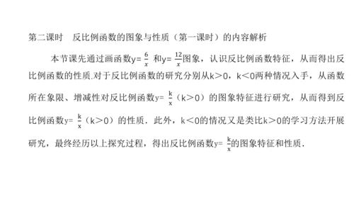 第二十六章 反比例函数（单元解读） 课件（共12张ppt）