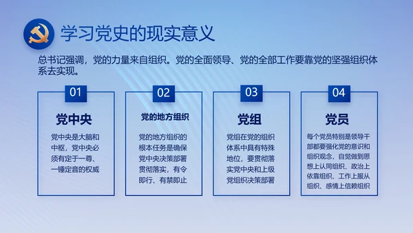 蓝色大气纪检监察党风廉政和反腐斗争动态PPT