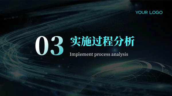 蓝色科技风年度回顾与展望：项目实施