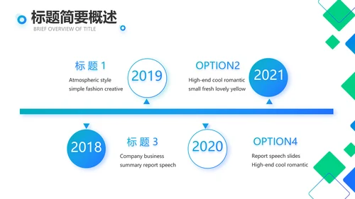 蓝色大气公司企业宣传简介介绍PPT