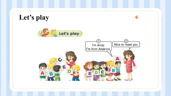 Unit 1 This is my new friend Lesson 1 - Lesson 2 课