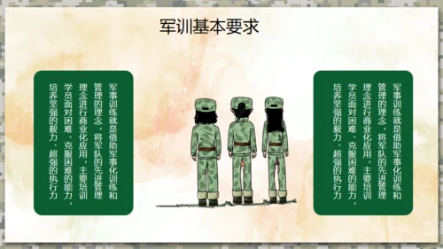 军训生活通用PPT模板