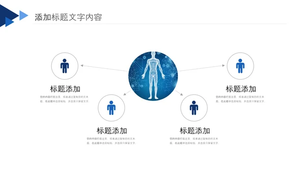 医学类通用医疗大脑研究工作报告ppt模板