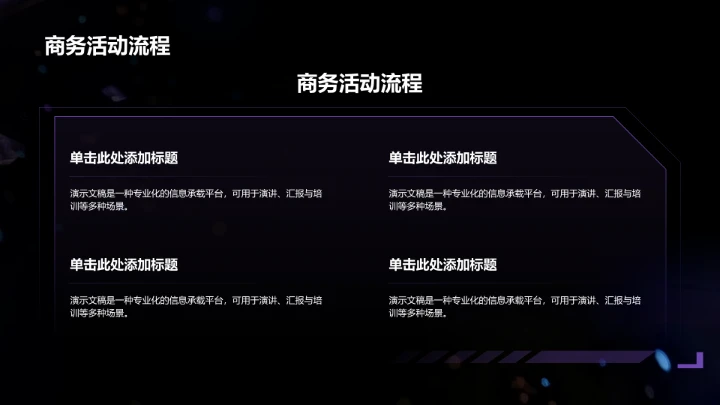 庆典活动策划PPT模板