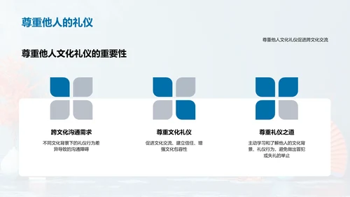 文化礼仪教育讲座PPT模板