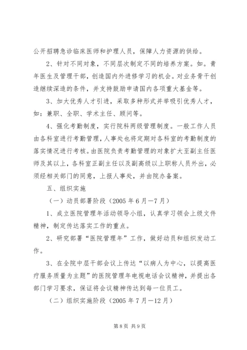 抚州华山医院XX年工作计划 (2).docx