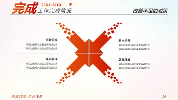 趁青春勇敢拼2019年终总结述职报告PPT模板