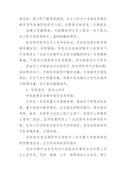 传染病突发事件应急预案.docx