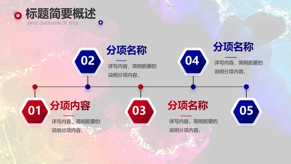 唯美创意星空工作汇报商务动态PPT