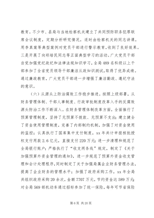 在纪检监察工作会议上的报告[小编推荐].docx