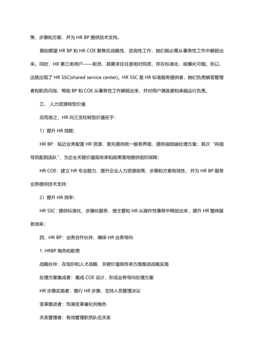 什么是人力资源三支柱综合体系.docx