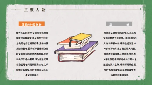 苏菲的世界哲学启蒙书籍通用PPT模板