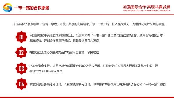 详细解读一带一路战略丝绸之路PPT模板
